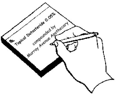 Online Topical Dutasteride Prescription Compounded